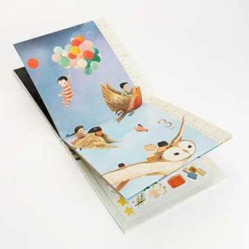 Vintage Growth Chart with Stickers for Height Tracking