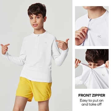 Ewedoos Boys Swim Shirt for Ultimate Sun Protection