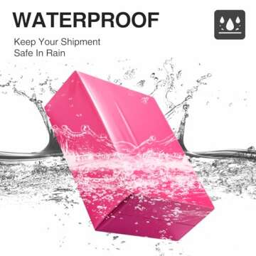 UCGOU Hot Pink Poly Mailers 14.5x19 100 Pack Self-Sealing