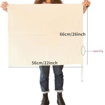 Extra Large(26"x22") Brew Bags for Home Brewing Wine, 100% Cotton Fine Mesh Cheesecloth Bags, Reusable Thickened Strainer with Draw String, Tea Juice Bag, Filter Impurities(X-Large, 2 Pack)