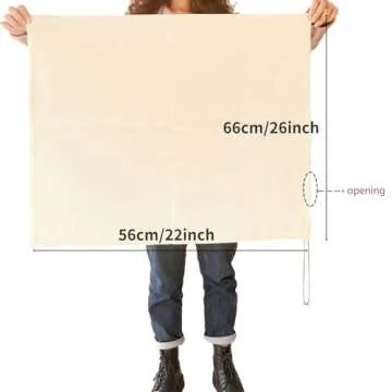 Extra Large(26"x22") Brew Bags for Home Brewing Wine, 100% Cotton Fine Mesh Cheesecloth Bags, Reusable Thickened Strainer with Draw String, Tea Juice Bag, Filter Impurities(X-Large, 2 Pack)