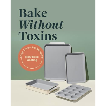 Caraway Nonstick Ceramic Bakeware Set for Beautiful Baking