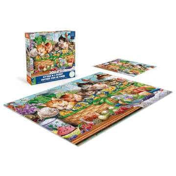 Ceaco - Kittens in a Basket - 300 Piece Jigsaw Puzzle