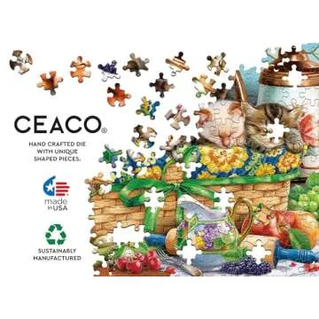 Ceaco - Kittens in a Basket - 300 Piece Jigsaw Puzzle