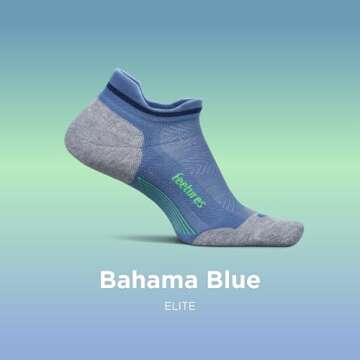 Feetures Elite Max Cushion No Show Tab Socks - Sports Comfort