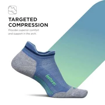Feetures Elite Max Cushion No Show Tab Socks - Sports Comfort