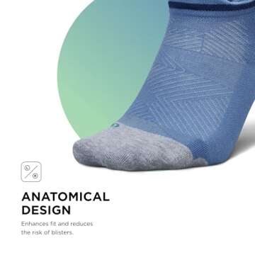 Feetures Elite Max Cushion No Show Tab Socks - Sports Comfort