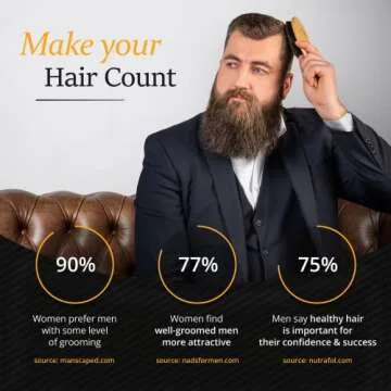 Belula Boar Bristle Brush Set for Men - Natural Grooming Essentials