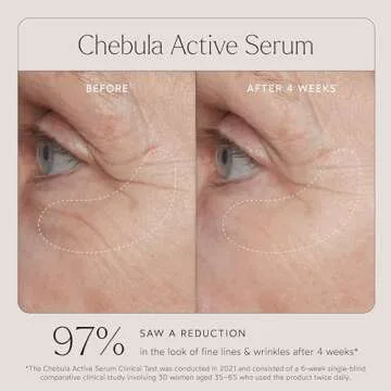 True Botanicals Chebula Active Serum | Optimizes Skins Collagen Levels | Anti-Aging Serum | Treats Fine Lines & Wrinkles | All Skin Types | Dermatologist Tested, All Natural, Vegan | 1 fl oz | 30 ml
