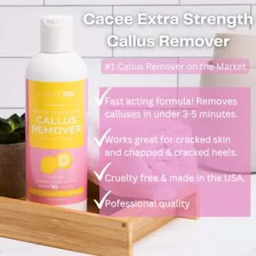Cacee 8oz Foot Callus Remover with Tea Tree Oil