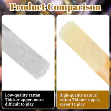 Premium Alto Saxophone Reeds, 10-Pack 2.5 Strength, Ideal for Musicians