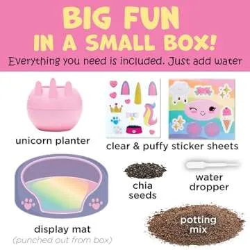 Creativity for Kids Plant-A-Pet: Unicorn, Stocking Stuffers for Kids, Unicorn Gifts for Girls