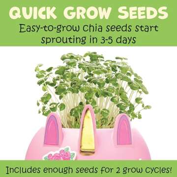Creativity for Kids Plant-A-Pet: Unicorn, Stocking Stuffers for Kids, Unicorn Gifts for Girls