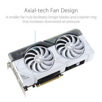 ASUS Dual GeForce RTX™ 4070 Super White OC Edition (PCIe 4.0, 12GB GDDR6X, DLSS 3, HDMI 2.1a, Disp...