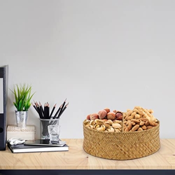 YIFANZHIBIAN Eco-Friendly Rattan Storage Basket with Lid