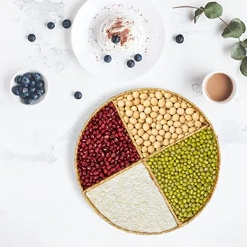 YIFANZHIBIAN Eco-Friendly Rattan Storage Basket with Lid