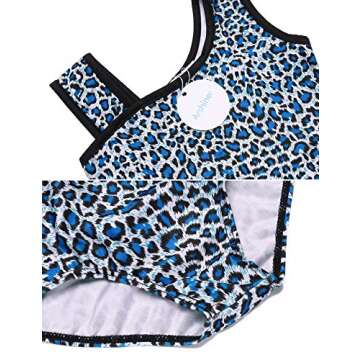 Arshiner Blue Tank Leotard for Girls' Dancewear 140