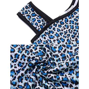Arshiner Blue Tank Leotard for Girls' Dancewear 140