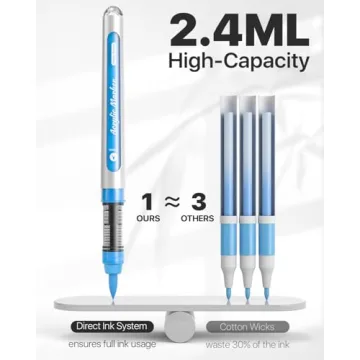 JusArt Acrylic Paint Markers Brush Tip Set of 30 Colors