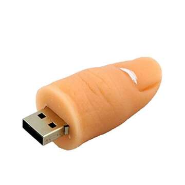 High Quality 8 GB Finger shaped USB Flash drive