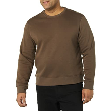 Affordable Cozy Men's Fleece Crewneck Sweatshirt