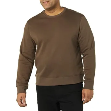 Affordable Cozy Men's Fleece Crewneck Sweatshirt