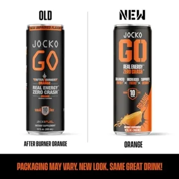 Jocko GO Afterburner Orange Energy Drink 12 Pack