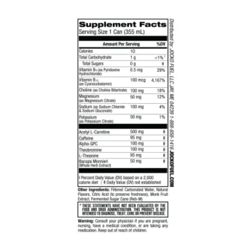 Jocko GO Afterburner Orange Energy Drink 12 Pack