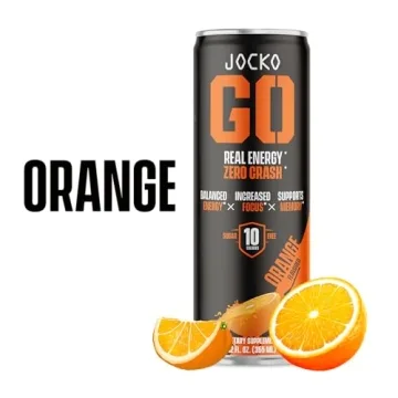 Jocko GO Afterburner Orange Energy Drink 12 Pack