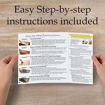 Gel Stain Liquid Wood Kits for Authentic Finish