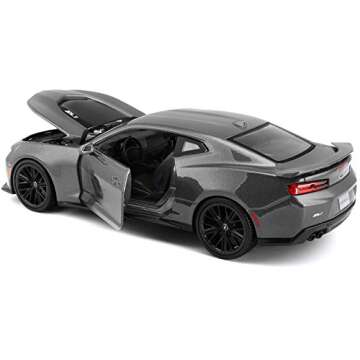 Maisto 1:24 Scale Assembly Line 2017 Chevrolet Camaro ZL1 Die-Cast Vehicle, Black