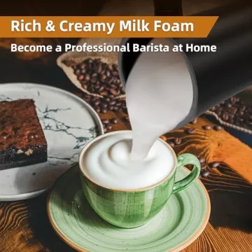MUMAO 4-in-1 Electric Milk Frother for Coffee Lovers