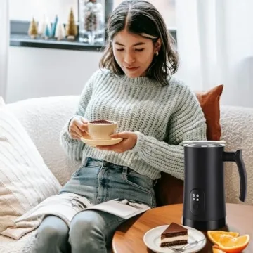 MUMAO 4-in-1 Electric Milk Frother for Coffee Lovers