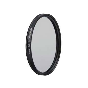 Amazon Basics Circular Polarizer Camera Lens Filter - 82 mm
