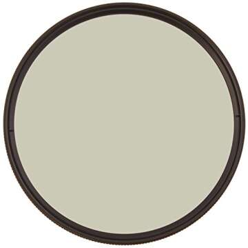 Amazon Basics Circular Polarizer Camera Lens Filter - 82 mm