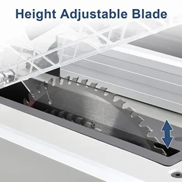 Tuffiom 10 inch Table Saw for DIY Projects and Crafts