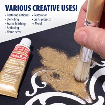AMACO Rub n Buff European Gold for Crafts and Restoration