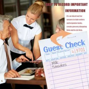 Officeva Guest Checks Note Pads - 300 Sheets for Servers