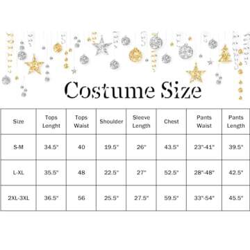 Hefnoya Christmas Green Big Monster Costume -8pcs Furry Santa Costume Suit Furry Outfit Green Costume Adult Men and Women (L/XL)