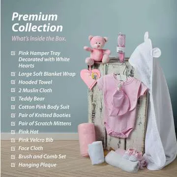 Baby Girl Pink Gift Hamper for Newborns