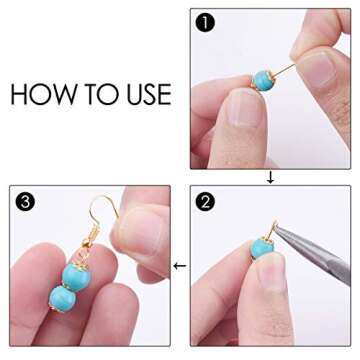 Jewelry Making Supplies - 1540Pcs Jewelry Findings Kit Extended Chain with Lobster Clasp Spring Clasp End Caps Jump Ring Ribbon Ends for Necklace DIY Making