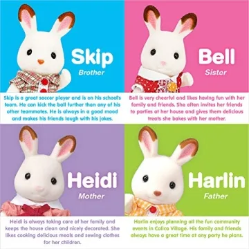 Calico Critters Hopscotch Rabbit Family Imaginative Fun