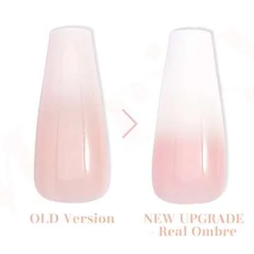 Morily 24pcs Ombre Press On Nails for Women