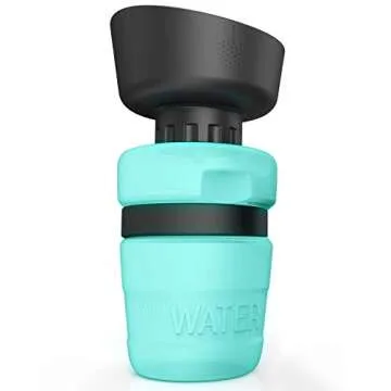 PETNF Portable Dog Water Bottle, Upgraded 2 in 1 Dog Travel Water Bottle and Bowl, Lightweight Dog Water Dispenser for Pet Outdoor Travel Walking Drinking Bottle