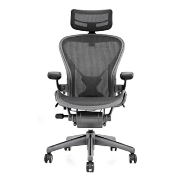 Herman Miller Aeron Chair Ergonomic Graphite Frame PostureFit
