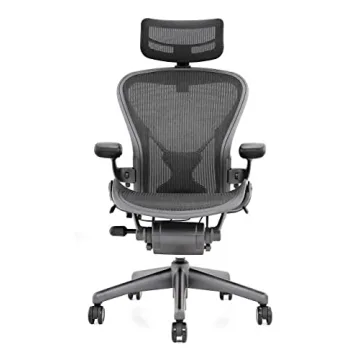 Herman Miller Aeron Chair Ergonomic Graphite Frame PostureFit