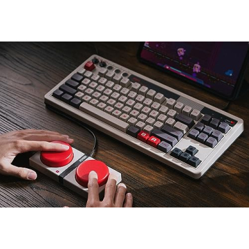 8Bitdo Retro Mechanical Keyboard with Programmable Buttons