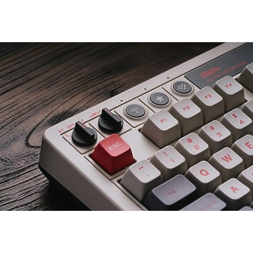 8Bitdo Retro Mechanical Keyboard with Programmable Buttons