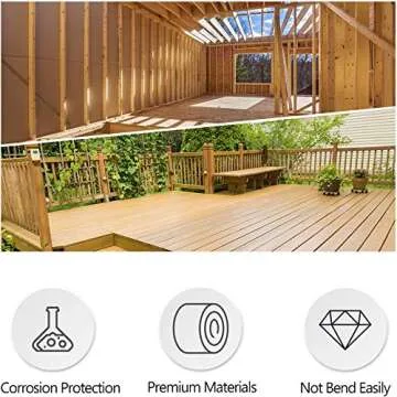 KURUI 256PCS Assorted Hanging Nails and Wood Screws Kit