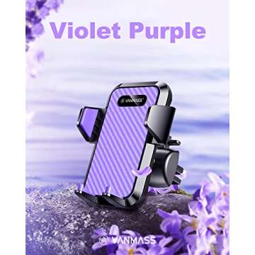 VANMASS 2025【Strongest & Military-Grade】Car Phone Mount【Patent & Safety Certs】Ultimate Cell Phone Holder Handsfree Stand for Dashboard Window Vent for iPhone 16 Pro Max 15 14 13 Samsung Android Truck